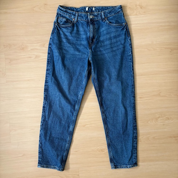 H&M Denim - H&M Dark Wash Mom Jeans High Rise Size 14 | Vintage Style Denim